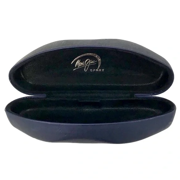 Vintage Maui Jim Sport Dark Blue Eyeglass Case Hinged Clamshell - Picture 3 of 5